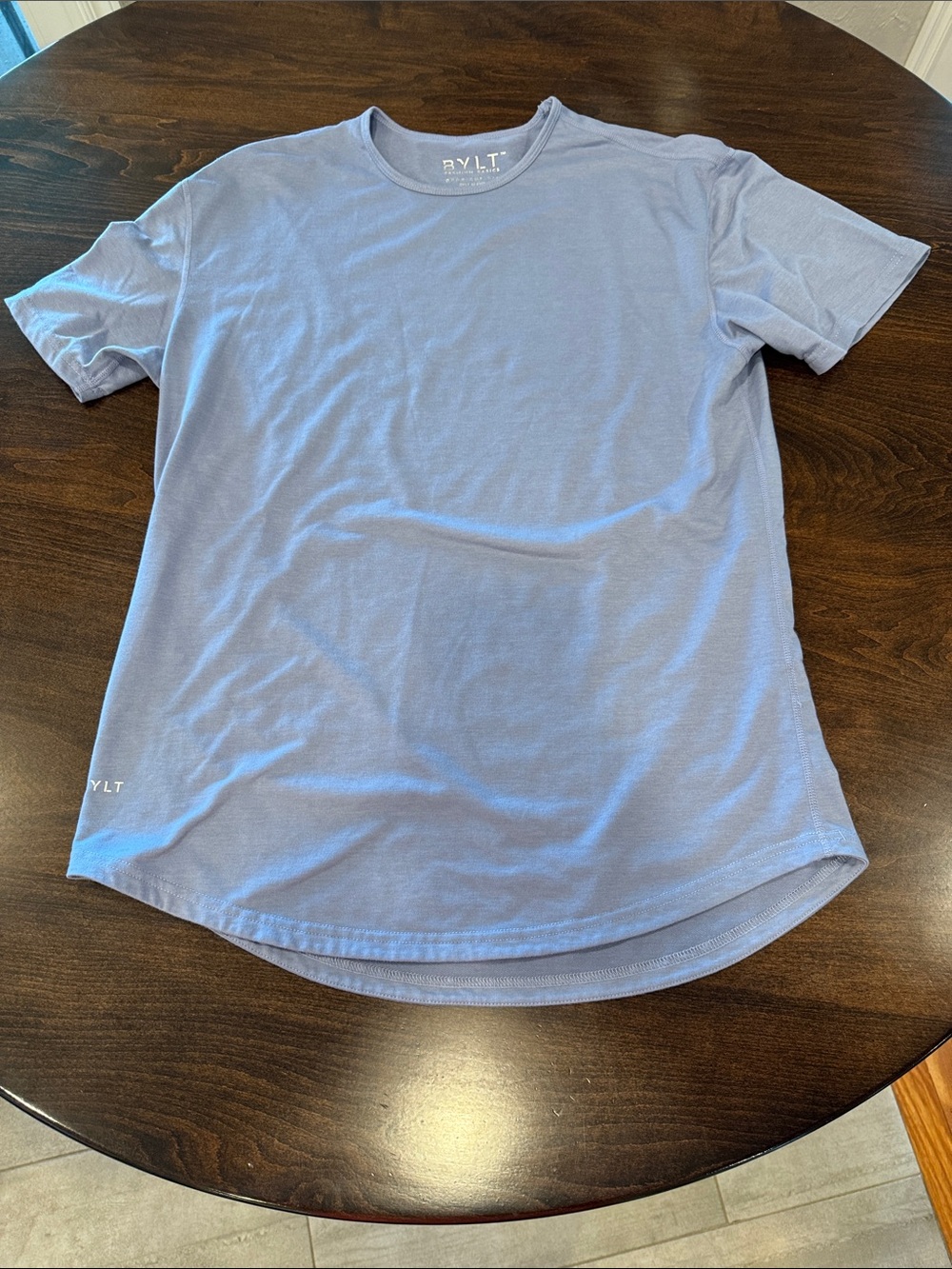 BYLT Basics Short Sleeve Crew Neck Tee — Dusty Blue